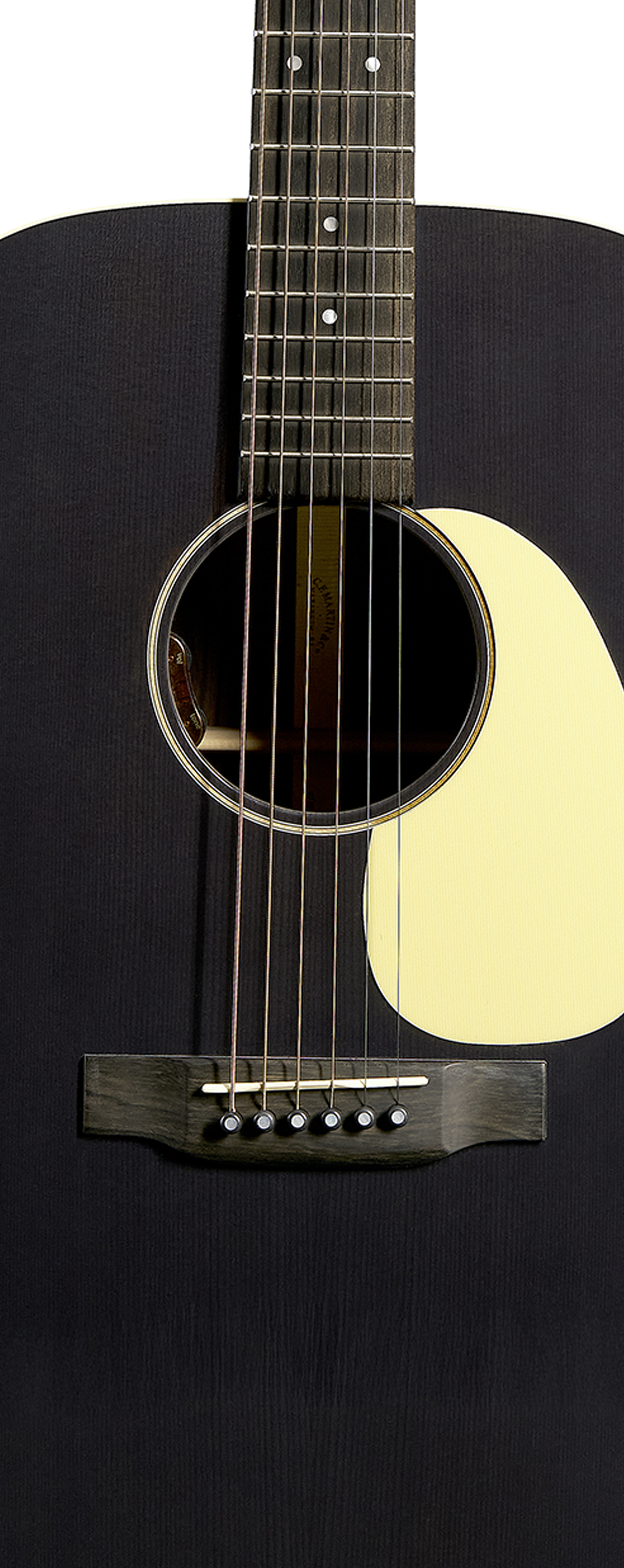 Body of Martin J-16E Black Smoke Guitar image number 3